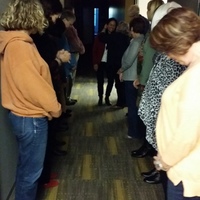 Jaime Kelly - during Pinning Ceremony (Angel Walk)