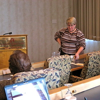 MVC-AACN member Michelle Betinelli presenting at "Pulmonary A to Zzzz" November 2009