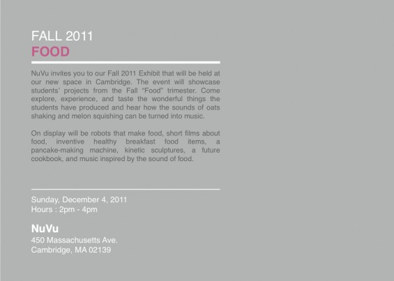 NuVu Fall 11 Exhibit2