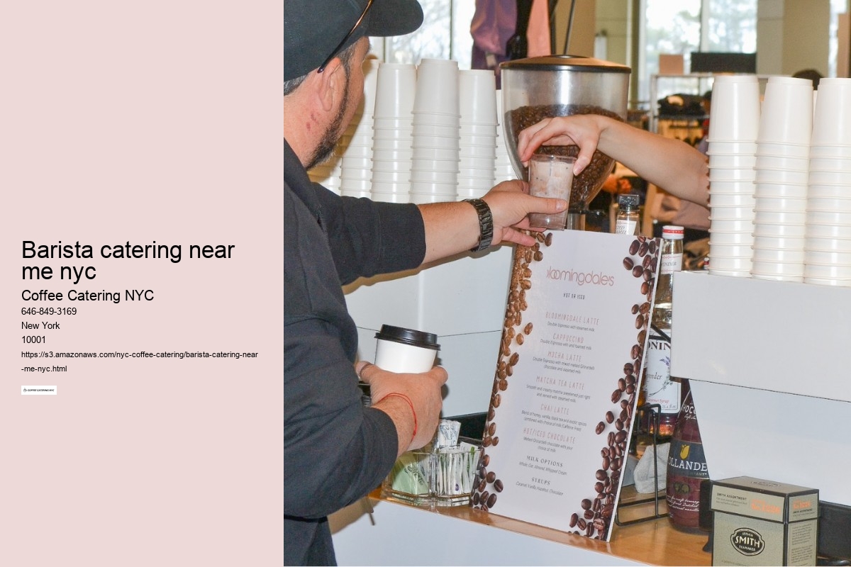 Discover Amazing Ways To Upgrade Your Next Event With NYC's Best Coffee Catering