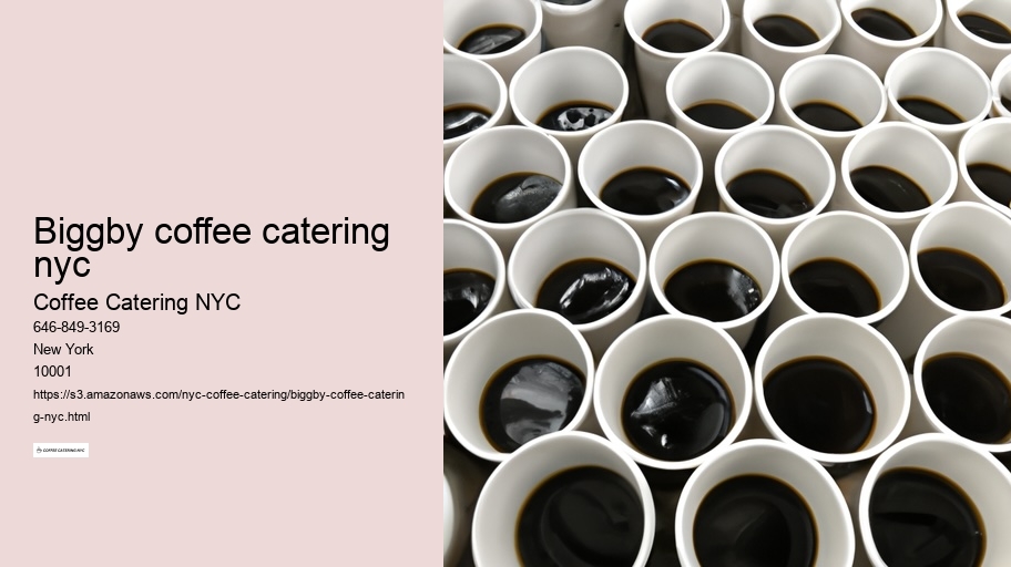 What Types of Drinks and Foods Can Be Served Through Coffee Catering?