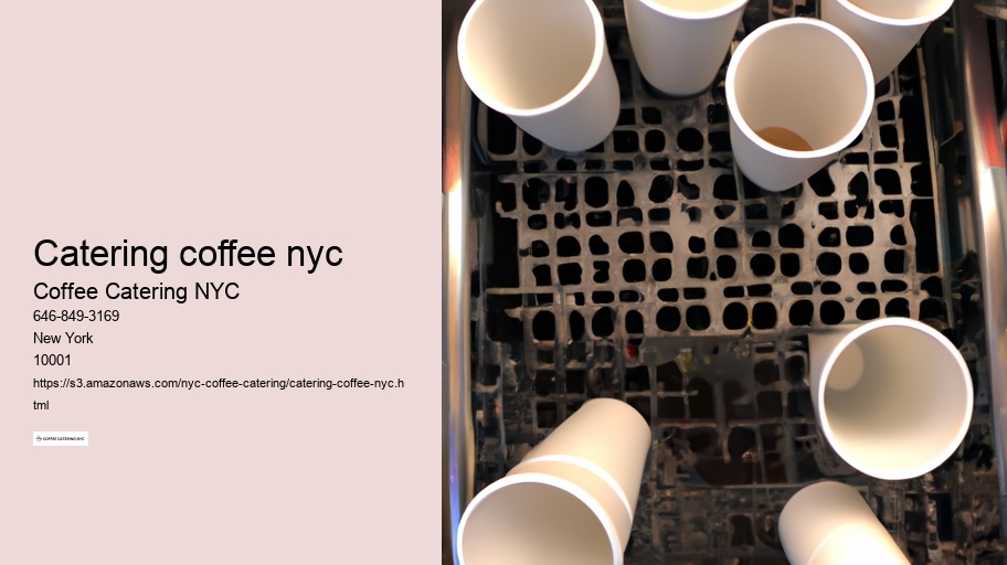 The Benefits of Coffee Catering for Events in NYC