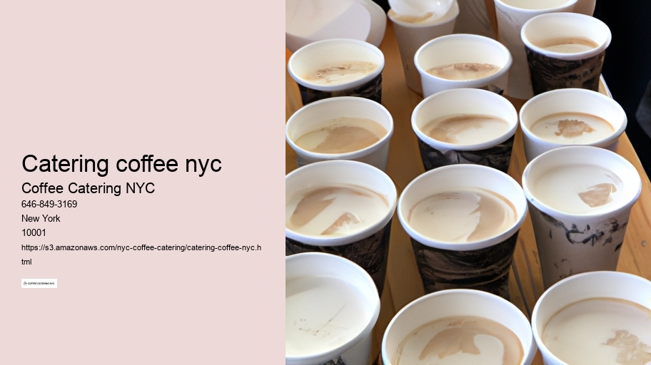 catering coffee nyc