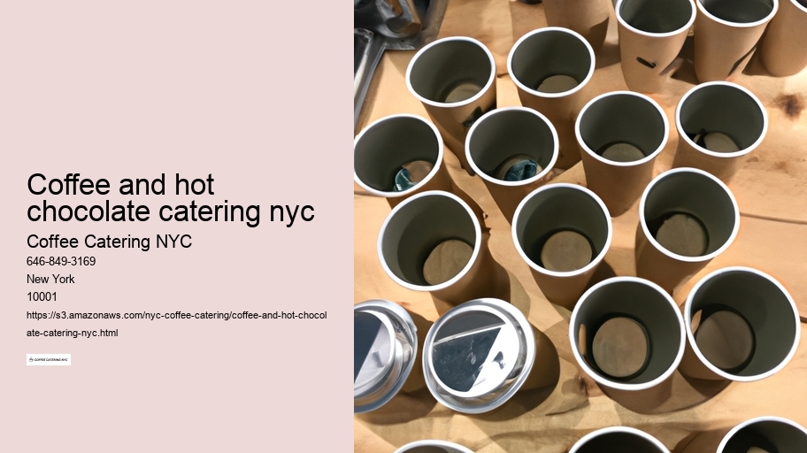coffee and hot chocolate catering nyc