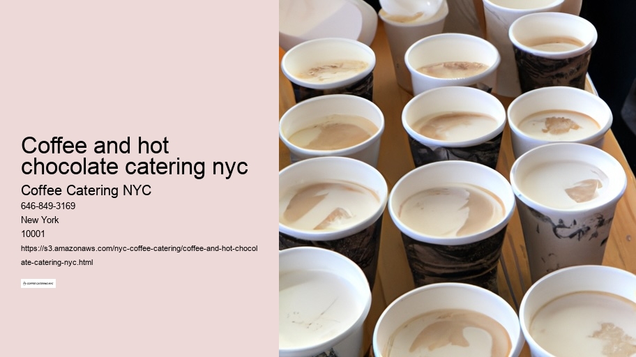 What is Craft Coffee at its Finest? Enjoy It With Professional Coffee Catering in NYC!