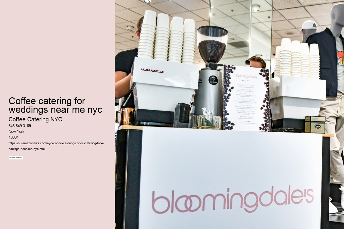 How to Make a Lasting Impression with Coffee Catering in NYC 