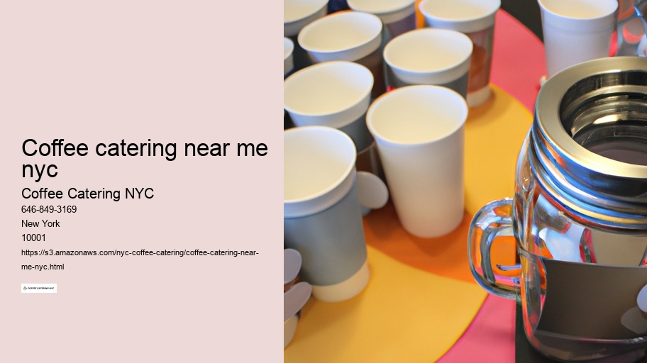 How to Choose the Right Coffee Catering Company for Your Event