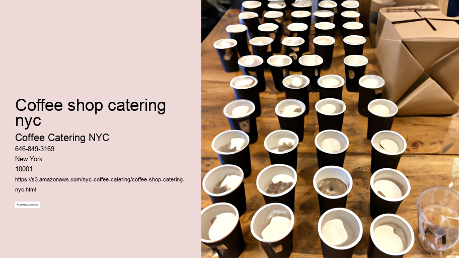 coffee shop catering nyc