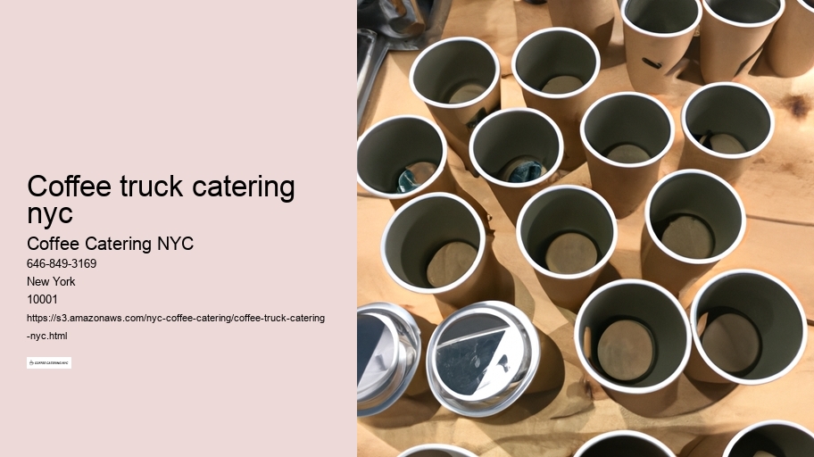 coffee truck catering nyc