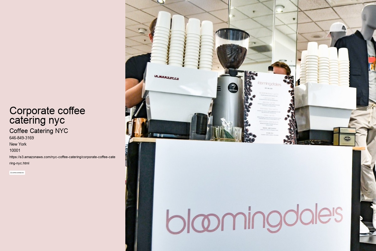 What is the Finest Coffee Selection for Your Next Corporate Event? 