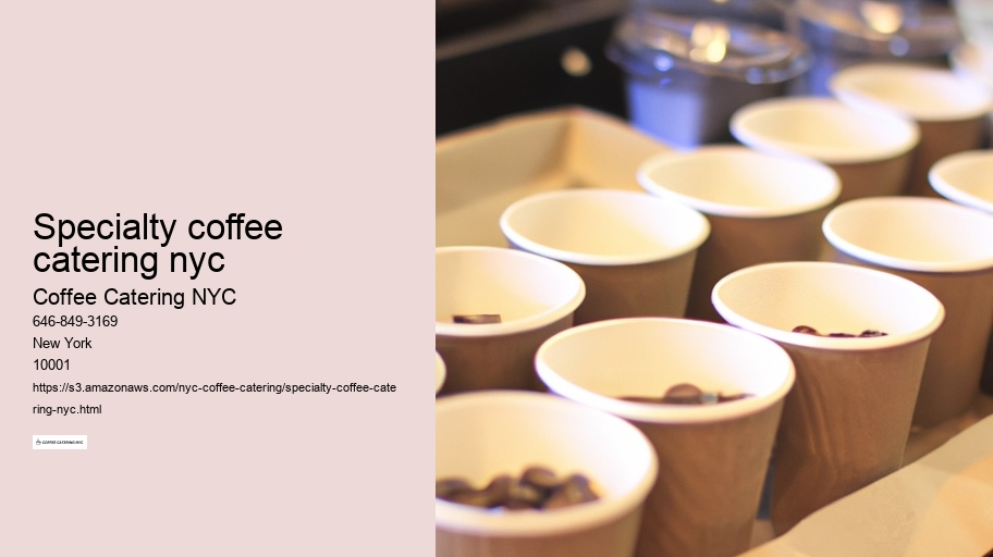 Understanding What’s Included in a Coffee Catering Package 