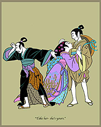 Print #5: Take her- she's yours.