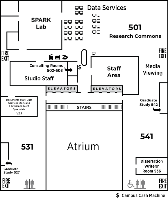 Floor Map for Digital Studio