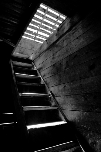 Photography-Slaughterhouse attic stairs #4