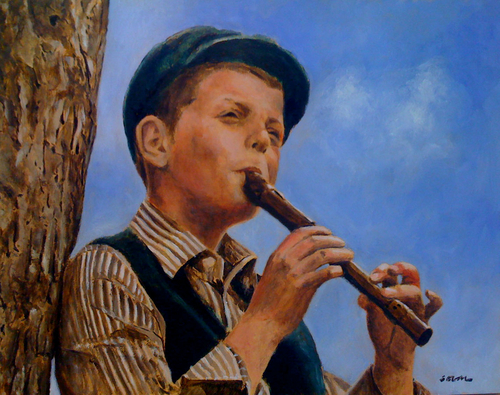 painting boy