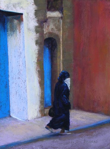 Painting-Landscape-ladyblue maroc