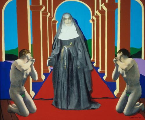 Mixed Media-Representational-Adoration of Sister Margaret Mary of the Bronx