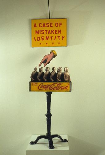 Sculpture-Coca-colored: A Case of Mistaken Identity (They All Look Alike She Told the Detective)