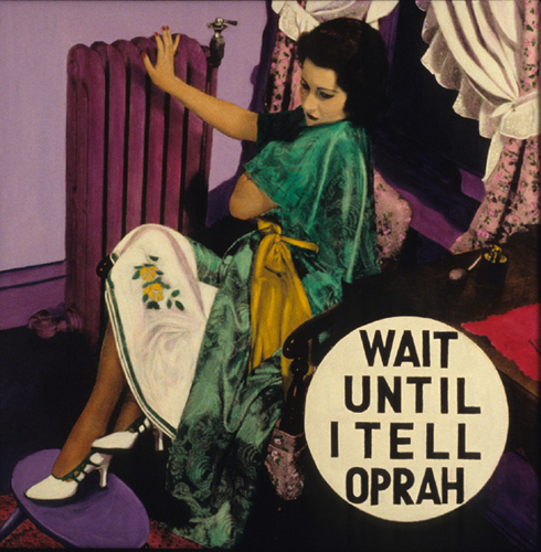 Painting-Pop Art-WAIT Until I Tell Oprah