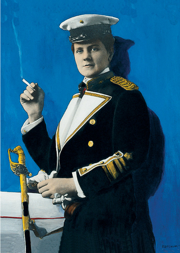 Painting-Pop Art-Admiral Fredrika (Who Remembers When Sex and Cigarettes Were Still Fun)