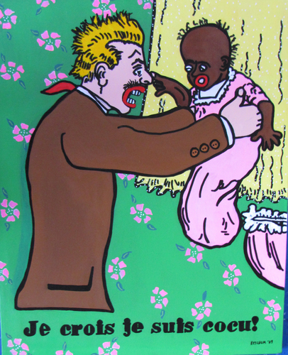 Painting-Political-I've Been Had (En Francais)