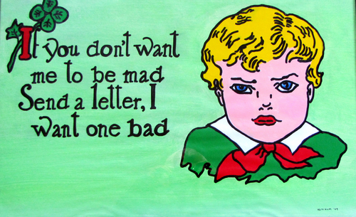 Painting-Pop Art-Write Me! (Boy)