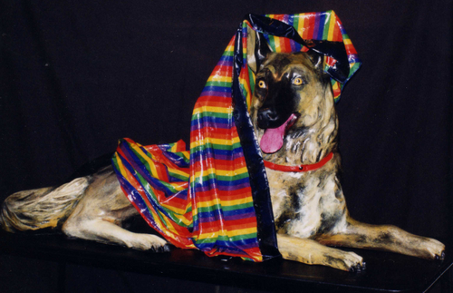 Sculpture-Figurative-Undercover Cop (German Shepherd)