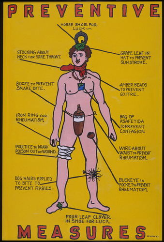 Painting-Allegorical-Holistic Preventative Medicine Voodoo King