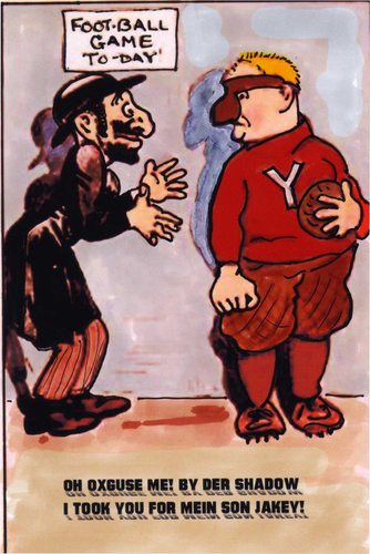 Drawing-Political-Jake Mistaken for a Footballer