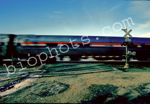 Speeding Amtrak at Tivoli, NY