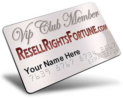 Vip Club Member Card
