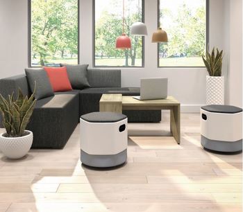 Photo of Log multi-position adjustable stool by Artopex, vue 7, available at Oburo in Montreal