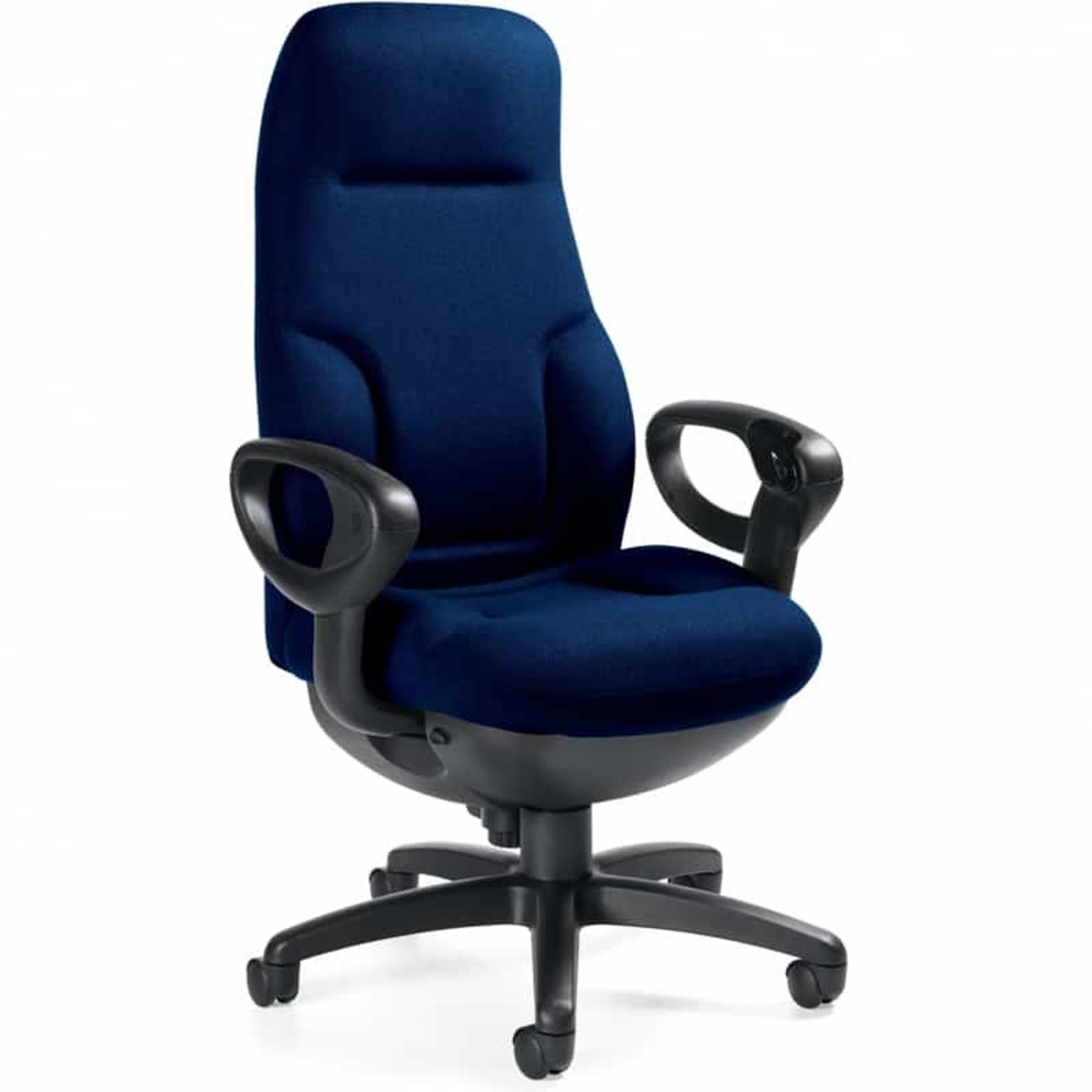 Chaise De Bureau Exécutive Haut Dossier – Siège Large, Accoudoirs, Repose-pieds – Réglable En Hauteur Et Inclinaison – Pour Personnes Grandes