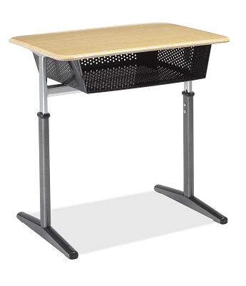 Photo of Integrity T-Leg Single Leg Desk by Alumni, vue 2, available at Oburo in Montreal