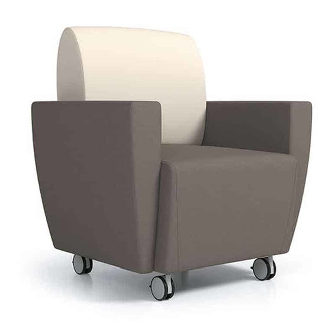 Photo of Cyrano Lounge and reception chair  by Artopex, vue 5, available at Oburo in Montreal