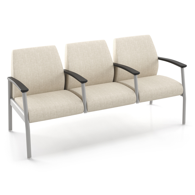 Photo of Calvin - Three Seater with Half Arms, vue 1, available at Oburo in Montreal