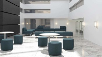 Photo of Arold POUF Modular collection by Groupe Lacasse, vue 2, available at Oburo in Montreal