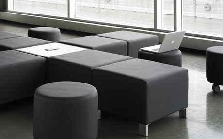 Photo of Blok Architectural Benches and Cubes by Rouillard, vue 1, available at Oburo in Montreal