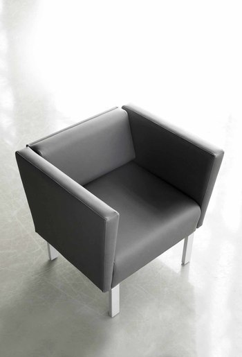 Photo of Pod Lounge Benches and Armchairs by Rouillard, vue 1, available at Oburo in Montreal