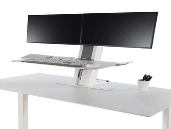 Photo of Quickstand computer stand by Humanscale Design Studio, vue 6, available at Oburo in Montreal