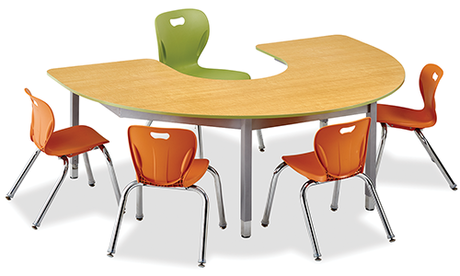 Photo of Honor Roll C-Shape Table by Alumni, vue 1, available at Oburo in Montreal