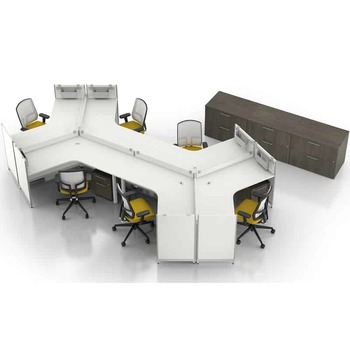 Photo of PanGram workstation division panels by Groupe Lacasse, vue 5, available at Oburo in Montreal