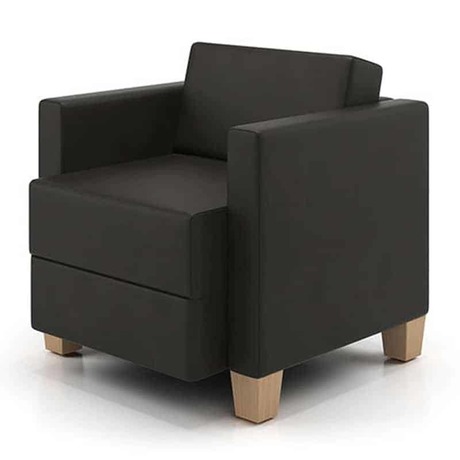 Photo of Dyna Lounge chair and reception  by Artopex, vue 3, available at Oburo in Montreal