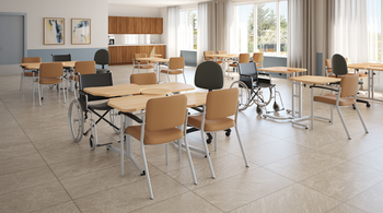 Photo of Flex Adjustable Tables by Logiflex, vue 5, available at Oburo in Montreal