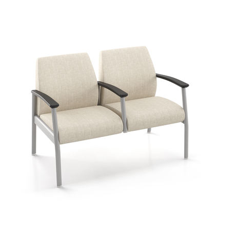 Photo of Calvin - Two Seater with Half Arms, vue 1, available at Oburo in Montreal