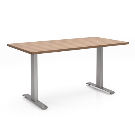 Photo of Manhattan - Rectangle Column T Base Table, vue 1, available at Oburo in Montreal