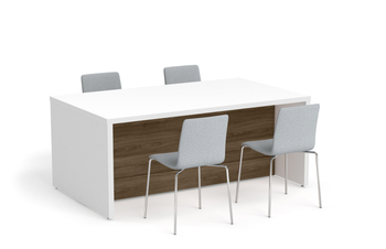 Photo of Link Collaboration Table by Logiflex, vue 3, available at Oburo in Montreal