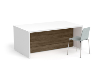 Photo of Link Collaboration Table by Logiflex, vue 2, available at Oburo in Montreal