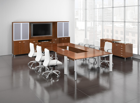 Photo of V2 Modular Conference Tables By Krug, vue 4, available at Oburo in Montreal