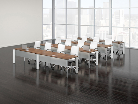 Photo of V2 Modular Conference Tables By Krug, vue 1, available at Oburo in Montreal